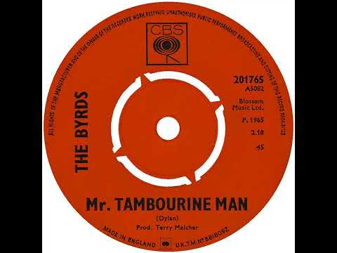 UK New Entry 1965 (146) The Byrds - Mr. Tambourine Man