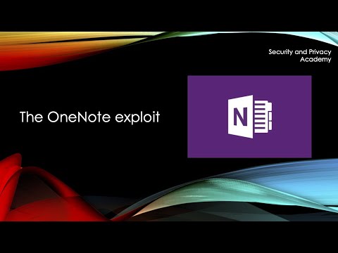 The OneNote exploit