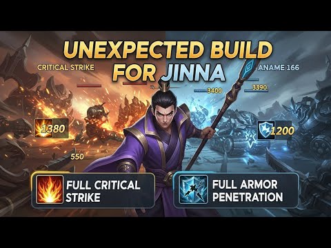 Unexpected build for Jinna: full critical strike vs full armor penetration