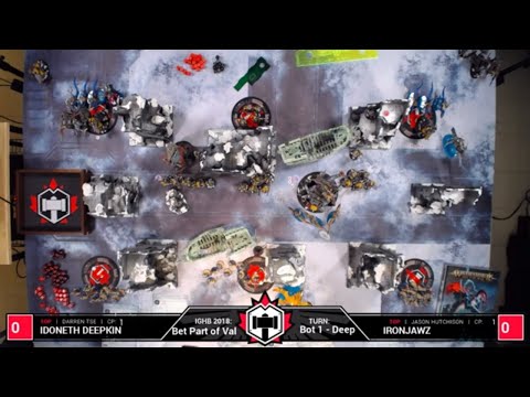 Age of Sigmar Live - Ironjawz vs Idoneth Deepkin