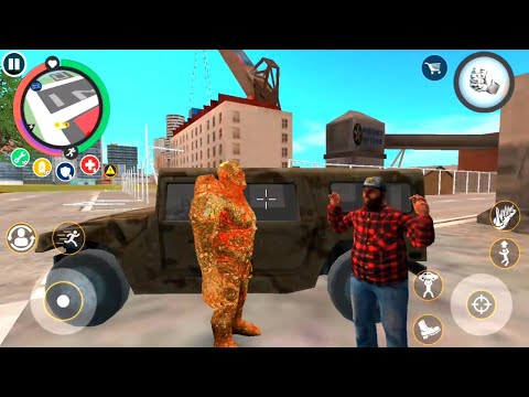 Rope hero vice town new version 5.9.2 | New challenge mutant bike and car jumping | Android gameplay