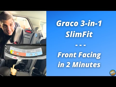 Front-Facing Installation | Graco SlimFit Car Seat