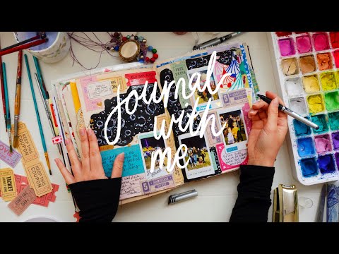 junk journal with me  process video ideas tips