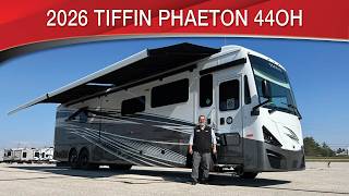 A preview image of the linked video showcasing 2026 Tiffin Phaeton 44OH