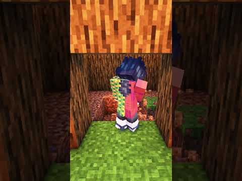 🔥 INSANE! HellFrozen Survival Tree House in Minecraft! #shorts
