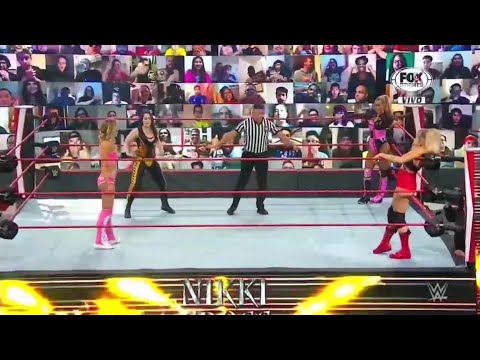Nikki Cross Vs Lacey Evans Vs Peyton Royce Vs Lana - WWE Raw 26/10/2020 (En Español)