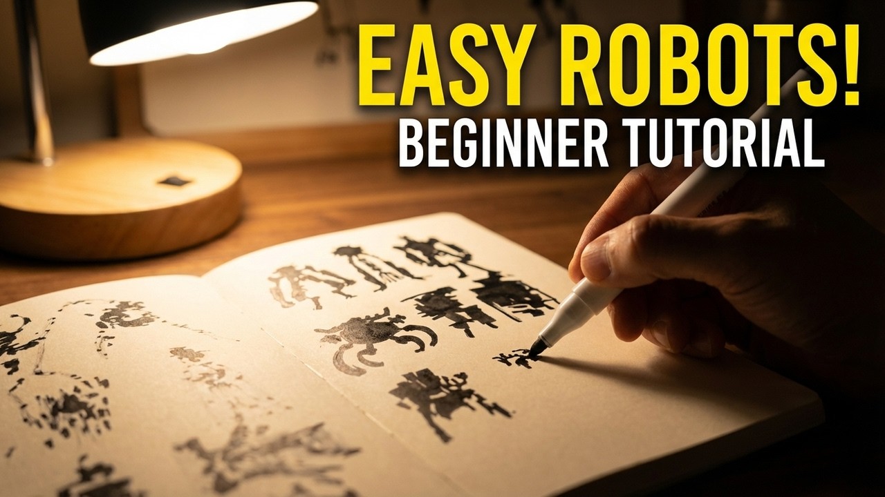 Drawing Robots for Beginners! Easy Step-by-Step Tutorial & Tips [2024]