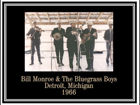 Bill Monroe & The Blue Grass Boys - LIVE SHOW - Detroit, MI - 1966