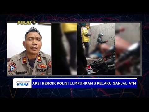 LIVE - IPTU GUNAWAN POLSEK PONDOK AREN LAWAN 3 PELAKU GANJAL ATM