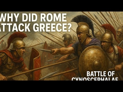 Why did Rome attack Greece? ⚔️ Battle of Cynoscephalae, 197 BC