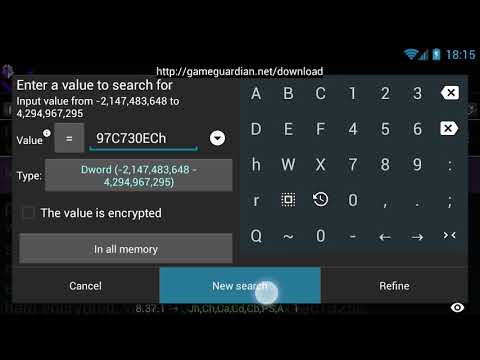 How to quickly search for pointers - GameGuardian