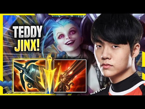 TEDDY DESTROYING WITH JINX! - KDF Teddy Plays Jinx ADC vs Aphelios! | Season 2022