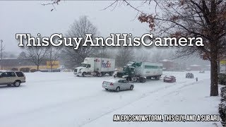 preview picture of video 'An EPIC Snow Storm, This Guy, And A Subaru'