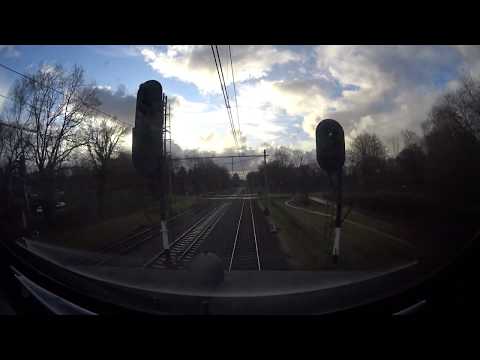 A train driver's view: Deventer - Hoofddorp Opstel, ICM, 09-Dec-2019