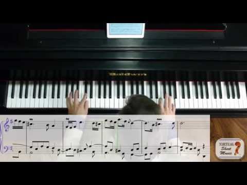 Piano Lesson - How to Play Bach's French Suites - Sarabande of the 5th Suite