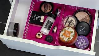 ORGANIZE MY MAKEUP DRAWERS WITH ME & MINI DECLUTTER!