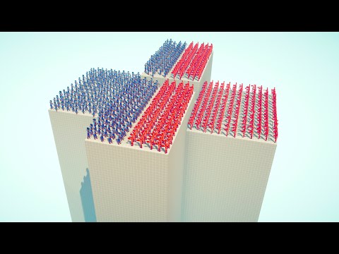 50x BOXERS vs 50x EVERY RANGED - Totally Accurate Battle Simulator TABS