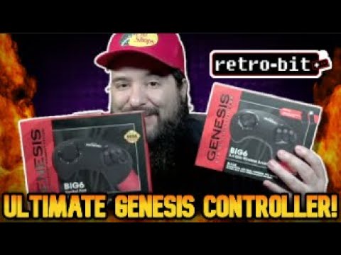 Ultimate SEGA Genesis Controller: Retro-Bit BIG6 🎮 #retrogaming