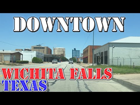 Wichita Falls - Texas - 4K Downtown Drive