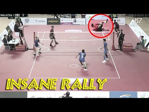 Top 10 Insane Sepaktakraw Rally Actions | HD