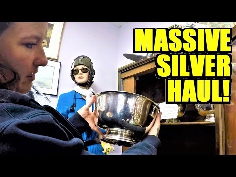 Ep26: YOU WILL BE AS STUNNED AS WE WERE! - UNBELIEVABLE SILVER HAUL! - GoPro Yard Sale Vlog!