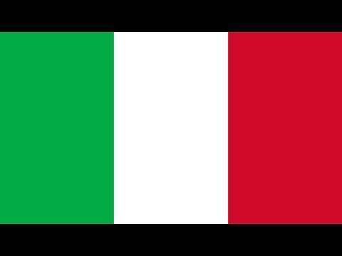 Bandera e Himno Nacional de Italia - Flag and National Anthem of Italy