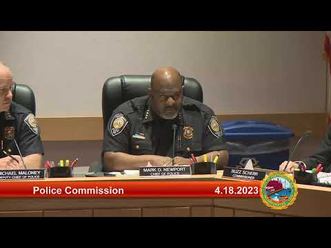 4.18.2023 Police Commission