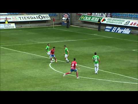 Gol de Natalio (1-0) en el CD Numancia - CD Lugo