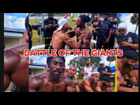 CALISTHENICS BATTLE OF THE GIANTS WITH @akeemsupreme2 @RipRight @WATCHM3WORKTV
