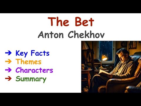 The Bet by Anton Chekhov Summary in Hindi/English/ The bet by Anton Chekhov short story/Analysis