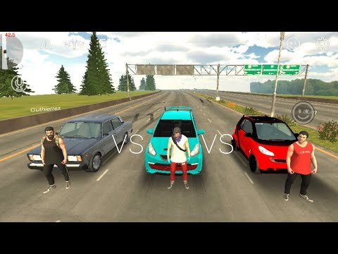 RACHA DE SMART FORTWO VS PERODUA MYVI VS LADA RIVA CAR PARKING (CARRO NUMERO 0,1,2) #1