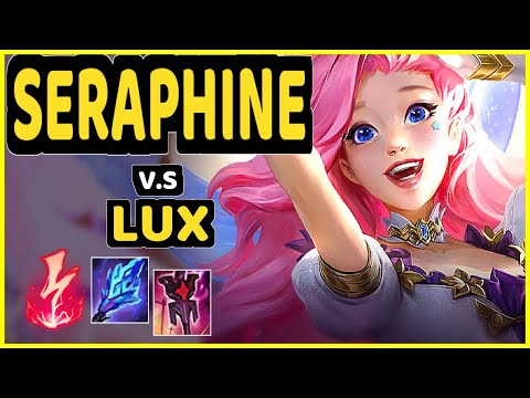 WOS (SERAPHINE) vs LUX - BOTTOM SUPPORT CHALLENGER GAMEPLAY - BR