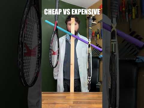 I tested cheap vs expensive tennis rackets!
