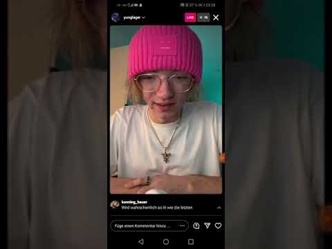 Instagram Livestream von Yung Lager am 7.1.21