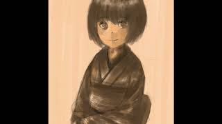 大正着物女子描きました。