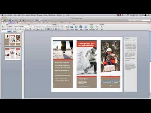 How to Make Powerpoint Brochure