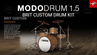 Video thumbnail for MODO DRUM 1.5 Brit Custom drum kit - get realistic, natural and customizable drum tracks by ikmultimedia