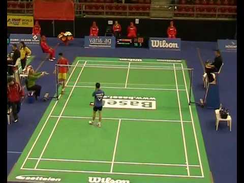 Swiss Open 2010 Men Singles Quarter Finals - Chen Jin VS Tien Minh Nguyen part 4