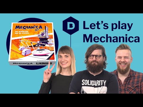 Mechanica Board Game Playthrough | Let's play Mechanica with Mary from Resonym!