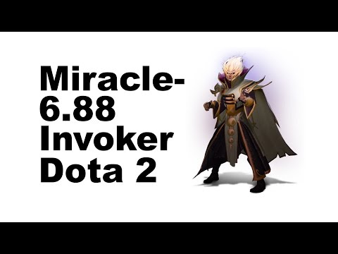 6.88 Dota 2 - Miracle- Top 9k Invoker