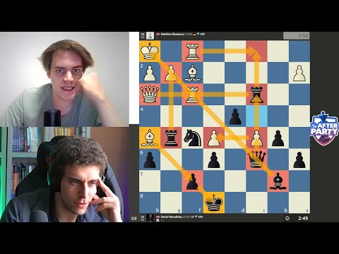 The AFTER PARTY! GM Matthias Bluebaum vs GM Daniel Naroditsky