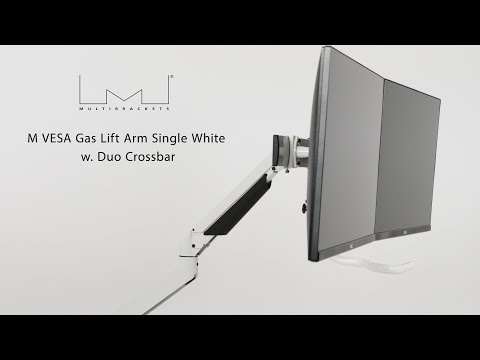 Кронштейн настольный M VESA Gas Lift Arm w. Duo Crossbar 2 White