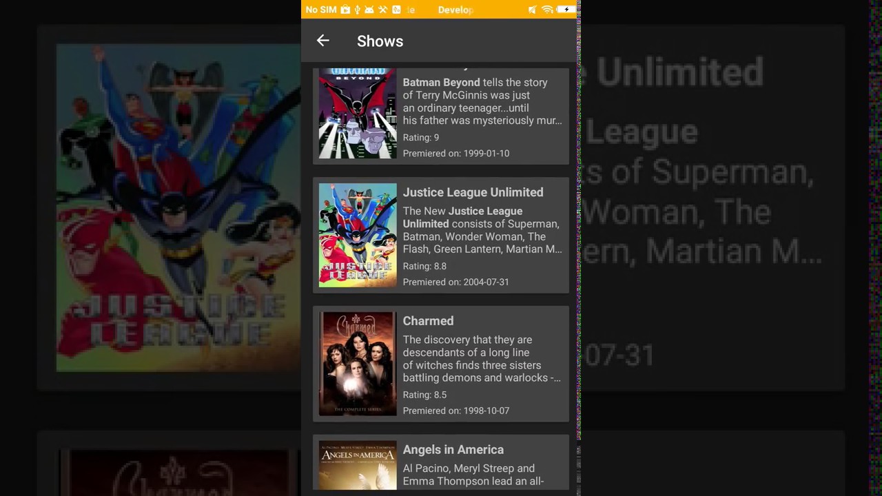 PagingLibrary for Pagination on TvMaze app