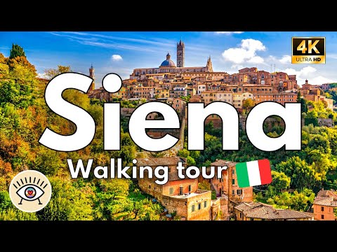 🐴 SIENA Italy (4K) ✅ Free WALKING TOUR with SUBTITLES - August 2023