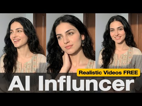 Make Realistic AI Influencer Videos For Free | Real Life Influencer