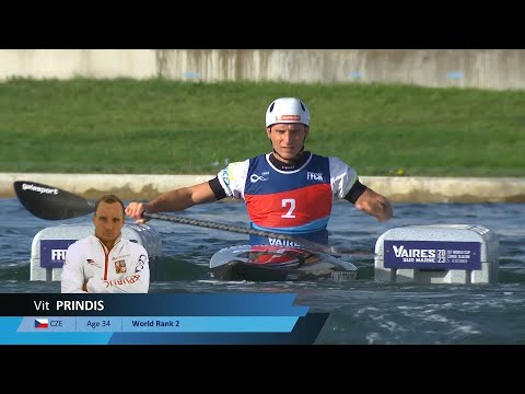 Vit Prindis CZE Semi Final / 2023 ICF Canoe-Kayak Slalom World Cup Vaires Sur Marne Paris France