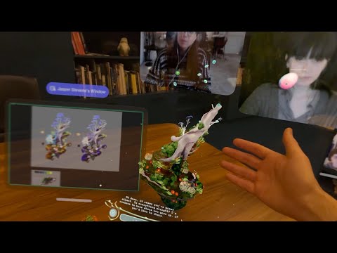 Wisp World Let's Play + Q&A in Apple Vision Pro - YouTube