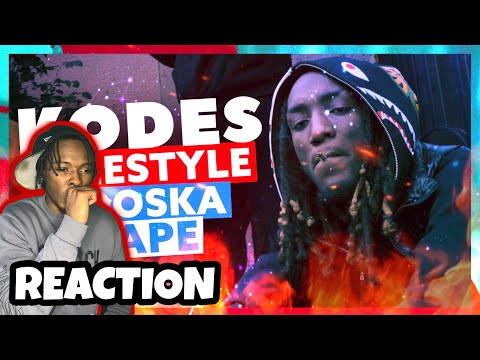 AMERICAN REACTS TO FRENCH RAP! Kodes | Freestyle Booska Bape