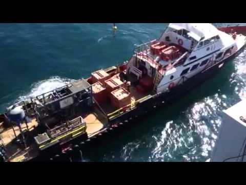 Loading crew boat Jackie C