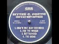 Mytee G Poetic Rap Trilogy